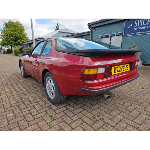 470 - 1987 Porsche 944S, 2479cc. Registration number D221 ELE. Chassis number WPOZZZ94ZHN400486. Engine nu... 