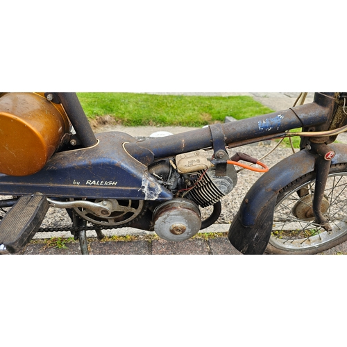 553 - c.1967 Raleigh Wisp, 49cc. Registration number not recorded with DVLA. Frame number not found. Engin... 