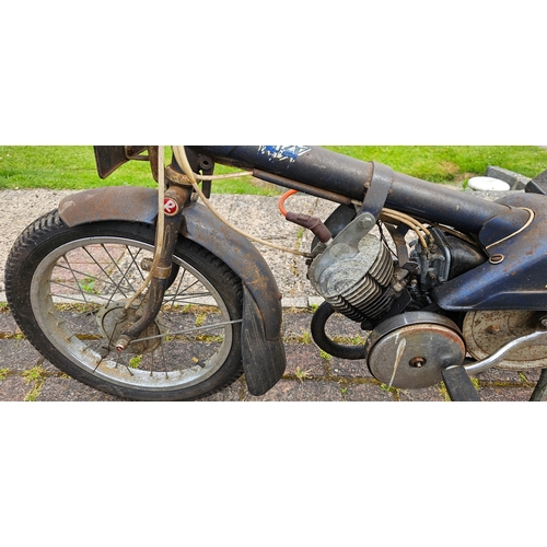 553 - c.1967 Raleigh Wisp, 49cc. Registration number not recorded with DVLA. Frame number not found. Engin... 