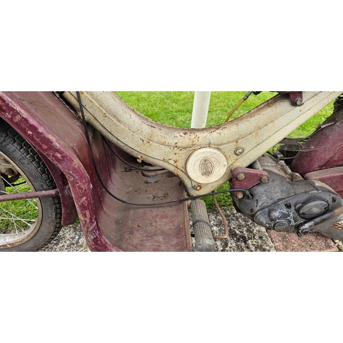 554 - c.1970 BSA Dandy, 70cc, project. Registration number not registered. Frame number not found. Engine ... 