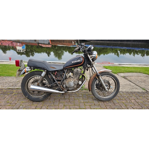 598 - 1991 Suzuki GN250. Registration number H650 YVO. Frame number not readable. Engine number not found.... 