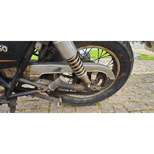 598 - 1991 Suzuki GN250. Registration number H650 YVO. Frame number not readable. Engine number not found.... 