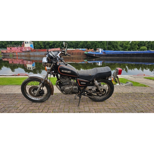 598 - 1991 Suzuki GN250. Registration number H650 YVO. Frame number not readable. Engine number not found.... 