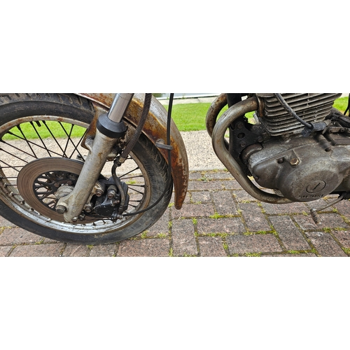 598 - 1991 Suzuki GN250. Registration number H650 YVO. Frame number not readable. Engine number not found.... 