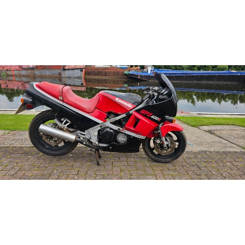 615 - 1986 Kawasaki GPZ 400. Registration number D905 UGO. Frame number not found. Engine number not found... 