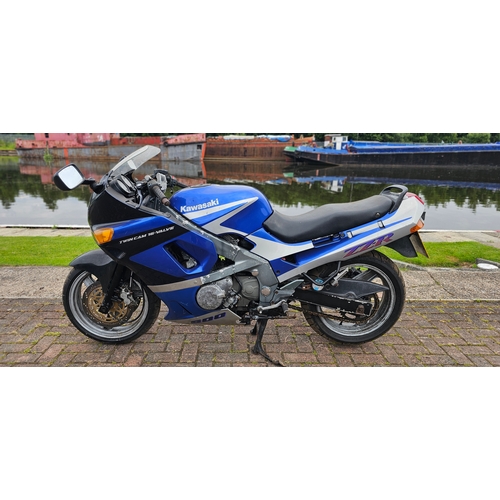 616 - 1992 Kawasaki ZX600D, 592cc. Registration number J436 SPA. Frame number ZX600D-601769. Engine number... 