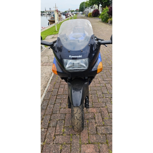 616 - 1992 Kawasaki ZX600D, 592cc. Registration number J436 SPA. Frame number ZX600D-601769. Engine number... 