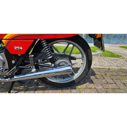 646 - 1982 Benelli 254, 231cc. Registration number YCP 361Y. Frame number 11803. Engine number 1646.
Sold ... 