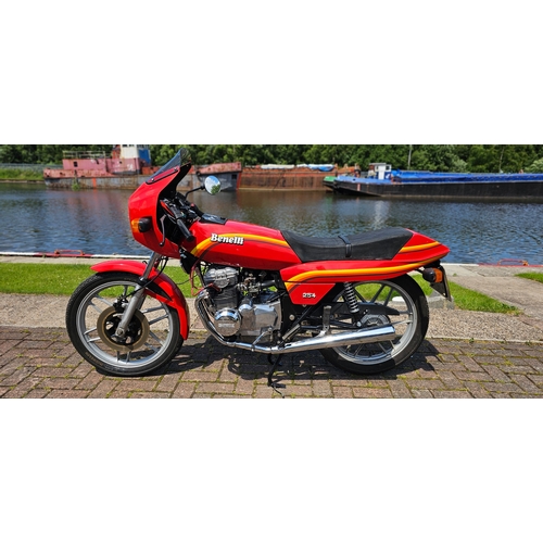 646 - 1982 Benelli 254, 231cc. Registration number YCP 361Y. Frame number 11803. Engine number 1646.
Sold ... 