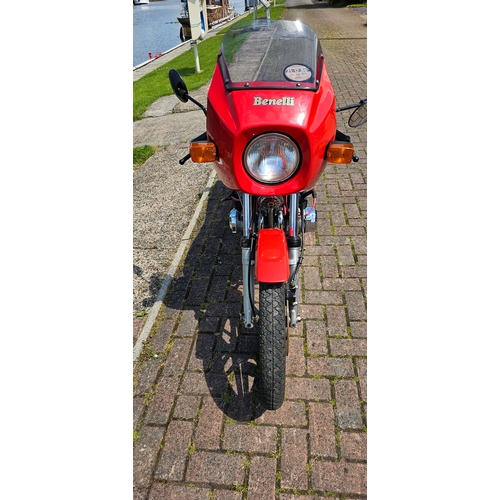 646 - 1982 Benelli 254, 231cc. Registration number YCP 361Y. Frame number 11803. Engine number 1646.
Sold ... 