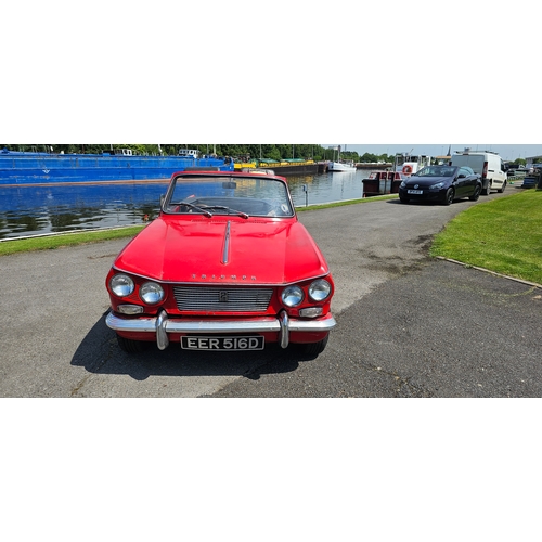 477 - 1966 Triumph Vitesse 6, overdrive, 1998cc. Registration number EER 516D. Chassis number HB31348CV. E... 