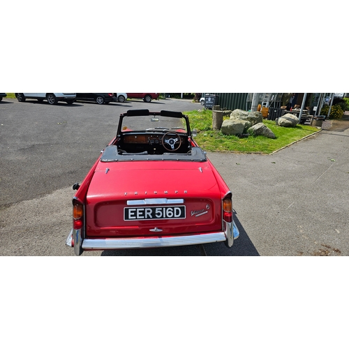 477 - 1966 Triumph Vitesse 6, overdrive, 1998cc. Registration number EER 516D. Chassis number HB31348CV. E... 