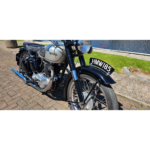 630 - 1952 Norton Model 7 Dominator 88, 497cc. Registration number TXS 494 (non transferrable). Frame numb... 