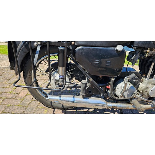 631 - 1958 AJS Model 18, 498cc. Registration number VOP 592. Frame number unclear. Engine number 57/18 131... 