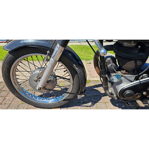 631 - 1958 AJS Model 18, 498cc. Registration number VOP 592. Frame number unclear. Engine number 57/18 131... 