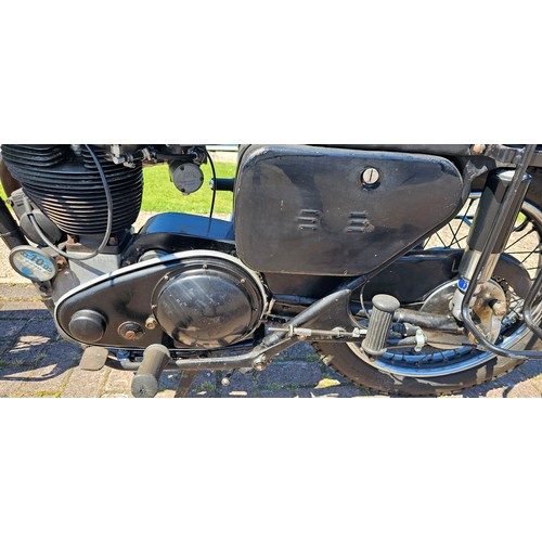 631 - 1958 AJS Model 18, 498cc. Registration number VOP 592. Frame number unclear. Engine number 57/18 131... 