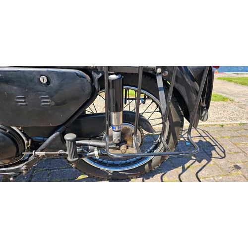 631 - 1958 AJS Model 18, 498cc. Registration number VOP 592. Frame number unclear. Engine number 57/18 131... 