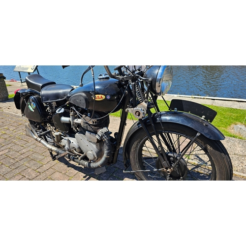 633 - 1952 BSA M21, 600cc. Registration number NGW 171. Frame number several number 5635?. Engine number B... 