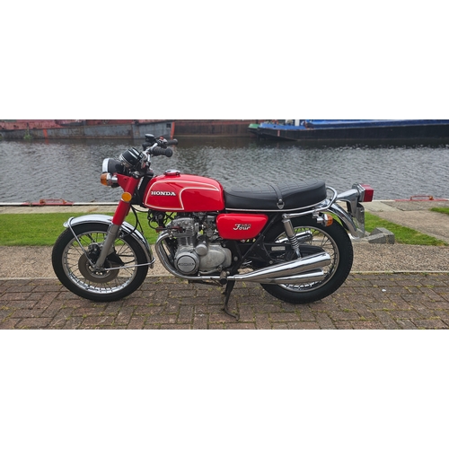 643 - 1973 Honda 350 Four, 400cc. Registration number WWE 410L. Frame number CB350 1021285. Engine number ... 