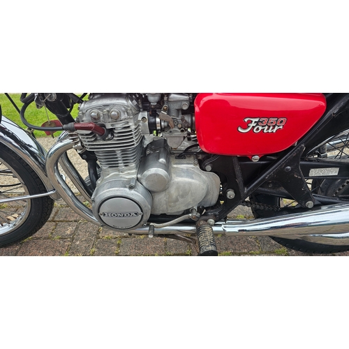 643 - 1973 Honda 350 Four, 400cc. Registration number WWE 410L. Frame number CB350 1021285. Engine number ... 