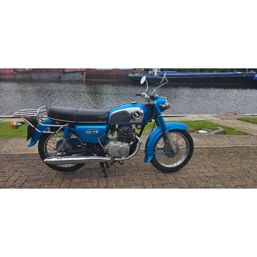 644 - 1977 Honda CD175, 174cc. Registration number TAT 206T. Frame number CD175 4041025. Engine number CD1... 