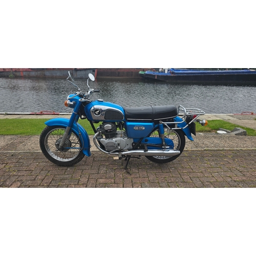 644 - 1977 Honda CD175, 174cc. Registration number TAT 206T. Frame number CD175 4041025. Engine number CD1... 