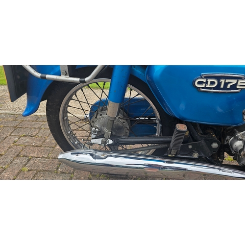 644 - 1977 Honda CD175, 174cc. Registration number TAT 206T. Frame number CD175 4041025. Engine number CD1... 