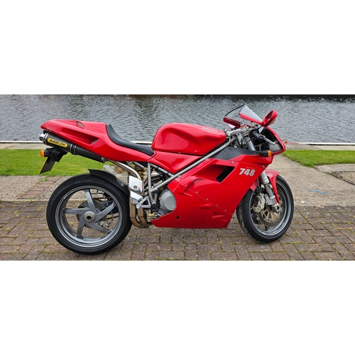 609 - 2001 Ducati 748. Registration number Y216 YRY. Frame number 009353. Engine number not found.
Sold wi... 