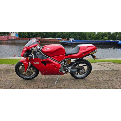 609 - 2001 Ducati 748. Registration number Y216 YRY. Frame number 009353. Engine number not found.
Sold wi... 