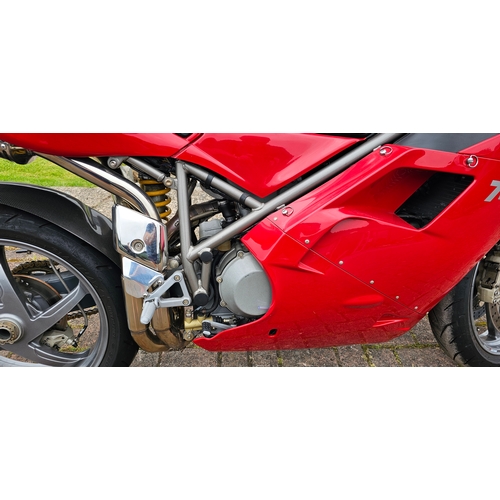 609 - 2001 Ducati 748. Registration number Y216 YRY. Frame number 009353. Engine number not found.
Sold wi... 