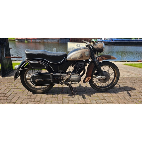 625 - 1955 NSU Special Max, 250cc, project. Registration number RXV 145. Frame number 251 OSB/55 1295620. ... 