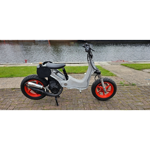 614 - Honda Moped pit bike. Registration number not registered. Frame number ZDC AF49 JOXF556000. Engine n... 