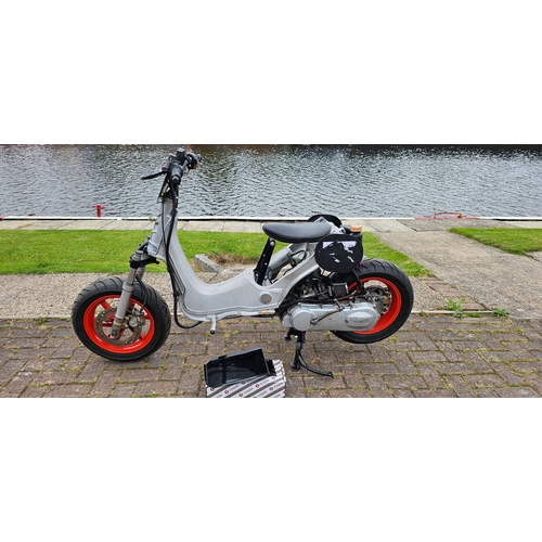 614 - Honda Moped pit bike. Registration number not registered. Frame number ZDC AF49 JOXF556000. Engine n... 