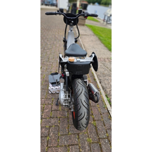 614 - Honda Moped pit bike. Registration number not registered. Frame number ZDC AF49 JOXF556000. Engine n... 