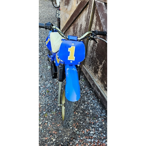 579 - Traka C50, childs bike. Frame number ME2BVY0233AP19670. Engine number 33AP 19670.
In very good condi... 