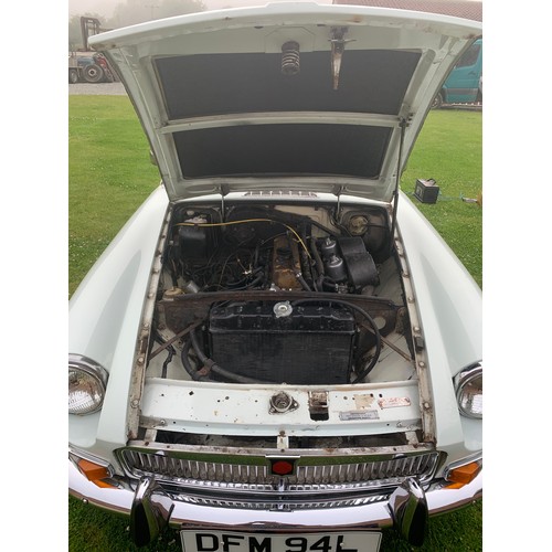 478 - 1973 MGB GT, 1798cc. Registration number DFM 94L. Chassis number GHD5 316684 G. Engine number BHM 11... 