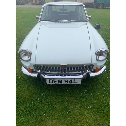 478 - 1973 MGB GT, 1798cc. Registration number DFM 94L. Chassis number GHD5 316684 G. Engine number BHM 11... 