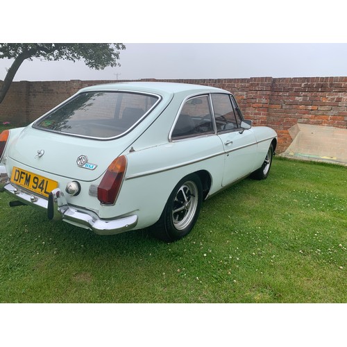 478 - 1973 MGB GT, 1798cc. Registration number DFM 94L. Chassis number GHD5 316684 G. Engine number BHM 11... 