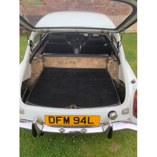 478 - 1973 MGB GT, 1798cc. Registration number DFM 94L. Chassis number GHD5 316684 G. Engine number BHM 11... 