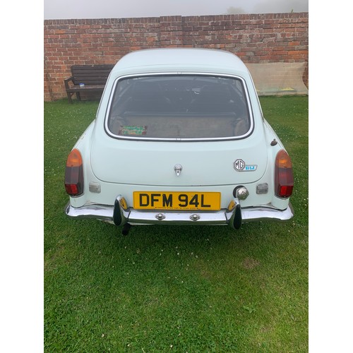 478 - 1973 MGB GT, 1798cc. Registration number DFM 94L. Chassis number GHD5 316684 G. Engine number BHM 11... 