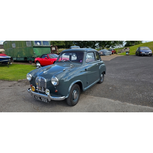 466 - 1955 Austin A30, 1098cc. Registration number KSL 989 (non transferrable). Chassis number 109043. Eng... 