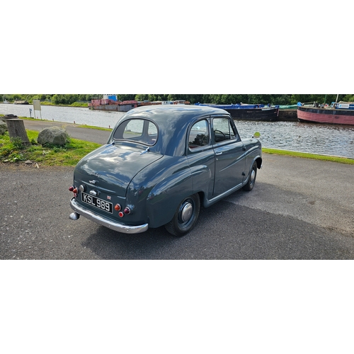 466 - 1955 Austin A30, 1098cc. Registration number KSL 989 (non transferrable). Chassis number 109043. Eng... 