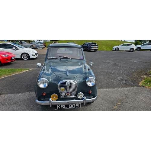 466 - 1955 Austin A30, 1098cc. Registration number KSL 989 (non transferrable). Chassis number 109043. Eng... 