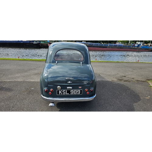 466 - 1955 Austin A30, 1098cc. Registration number KSL 989 (non transferrable). Chassis number 109043. Eng... 