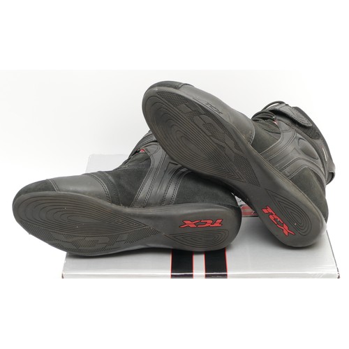 73 - A pair of TCX motorcycle boots, size 11, boxed as new.