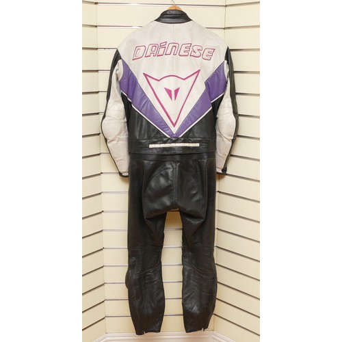 74 - Dainese one-piece motorcycle leathers, size 52.