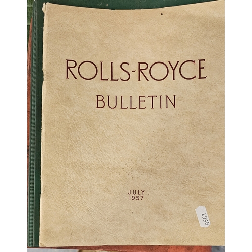 14 - A Rolls Royce Bulletin, 1937 and a quantity of car/motorcycle magazines