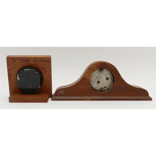 131 - An early 20th century French Jaeger car dashboard clock, having 8 day movement, painted dial with Ro... 