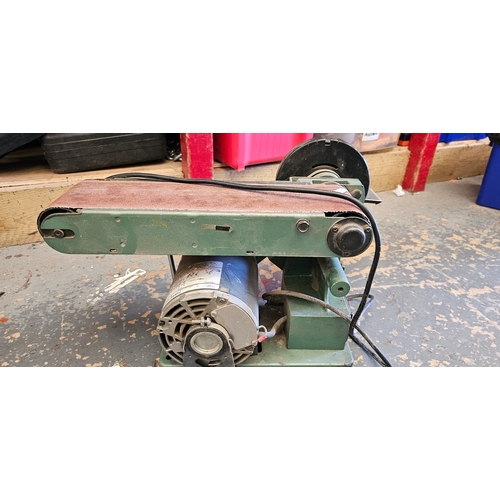 144 - WITHDRAWN, not working. A Ferm FBDS-350 belt and side sander