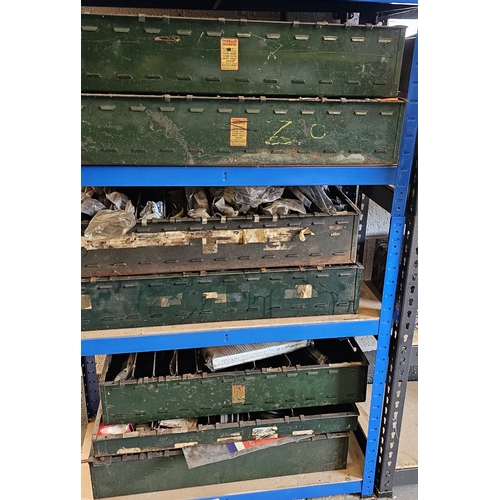 162 - Seven trays of car spares and equipment